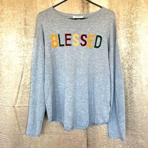 Rachel Zoe “Blessed” Sweater.